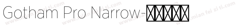 Gotham Pro Narrow字体转换